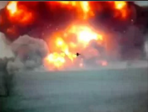 18+ Укрофашисты опубликовали видео на котором уничтожили минометный расчет ополченцев ЛНР (14-04-2016)