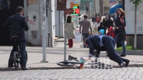 BMX-сера Кличко накаутировал бордюр