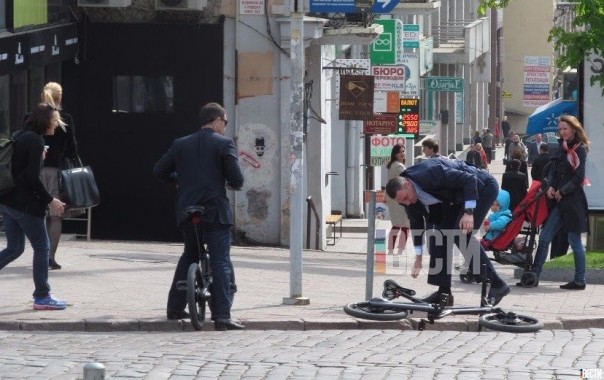 BMX-сера Кличко накаутировал бордюр