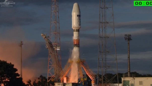 "Союз-СТА" успешно взлетел со стартовой площадки Гвианского космического центра