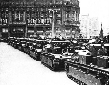 Один танк Т-28 против гитлеровских войск