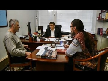 Встреча Евгения Фёдорова с писателем, историком и исследователем Георгием Сидоровым 22.04.16