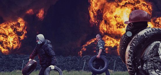 Укромайданутые добрались до Испании? Под Мадридом грандиозный пожар — горят покрышки