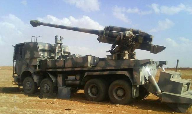 У сирийской армии замечены неизвестные дальнобойные снаряды У сирийской армии замечены неизвестные дальнобойные снаряды