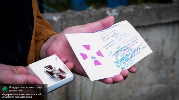 В «Бессмертном полку» шагают бойцы Новороссии