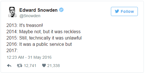 Спасибо за оказанную... измену: как меняется в США отношение к Эдварду Сноудену Спасибо за оказанную... измену: как меняется в США отношение к Эдварду Сноудену