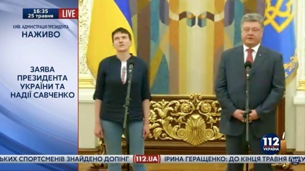 Верховные нары Савченко, выступила с речью и села на корточки.