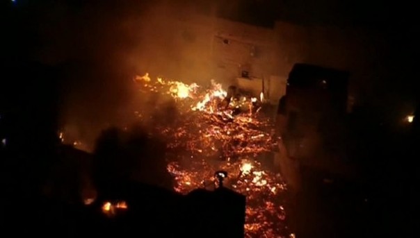 В Бразилии сгорела одна из крупнейших фавел