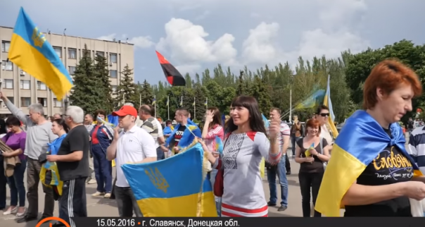 Кастрюлеголовые евроинтеграторы Дружковки, Константиновки и Торецка съехались в Славянск на "масштабное" вече