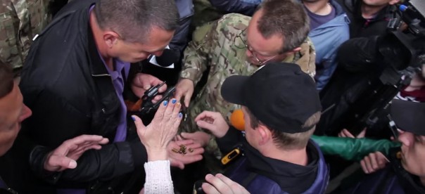 В Житомире херои АТО побили хероев Майдана