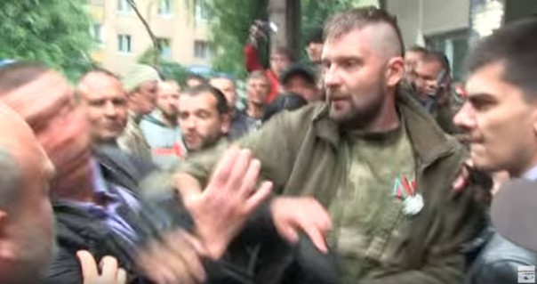 В Житомире херои АТО побили хероев Майдана