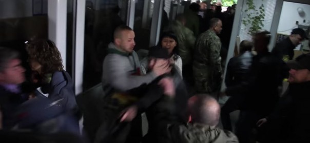 В Житомире херои АТО побили хероев Майдана