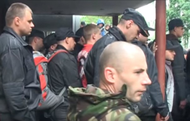 В Житомире херои АТО побили хероев Майдана