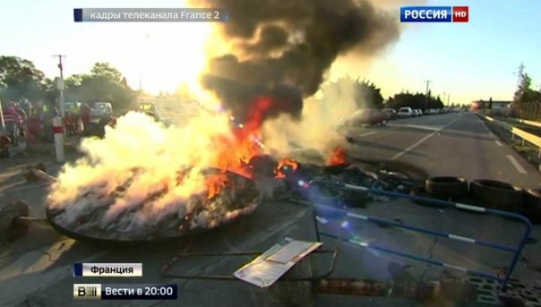 Протесты против трудовой реформы поставили Францию на грань катастрофы