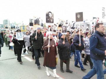 250 тысяч потомков ветеранов встали в колонну «Бессмертного полка» в центре города