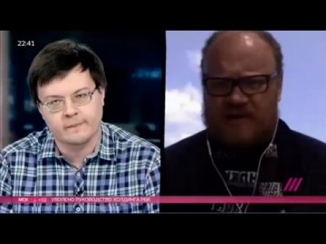 Скандал в эфире «Дождя»: публицист Ухов vs. оппозиционер Кашин