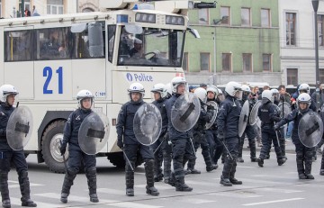 Свыше 60 тысяч человек приняли участие в акции протеста в Брюсселе