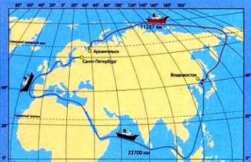 Россия. Северный морской путь обеспечит транзит в 50 млн. тонн в год