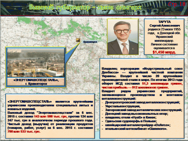 Донбасс - война украинских олигархов Донбасс - война украинских олигархов