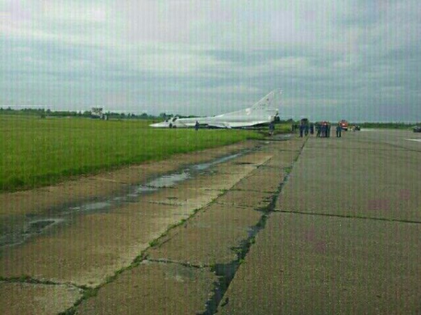 Авария бомбардировщика Ту-22М3 в Острове