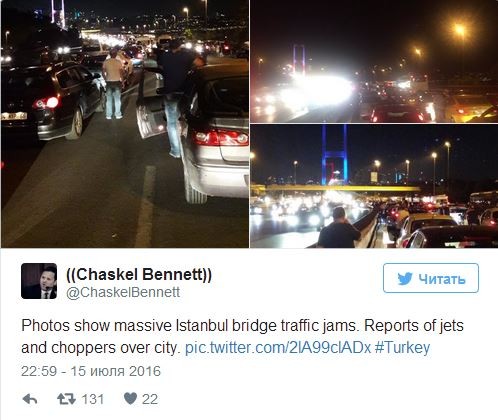 Попытка военного переворота в Турции. Хроника событий