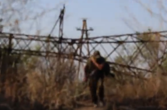 Батальон Ангел попал под обстрел в Коминтерново