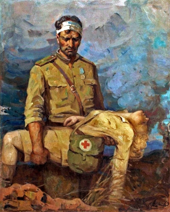 Эхо войны. Ушедшие в вечность. Медсестра и солдат Эхо войны. Ушедшие в вечность. Медсестра и солдат