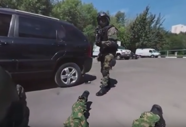 Counter-Strike в реальности: Учения СОБРа ФТС в Москве (ВИДЕО 360)