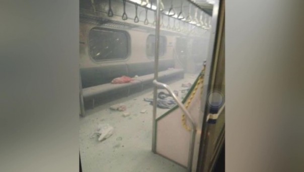 В метро Тайбэя прогремели три взрыва