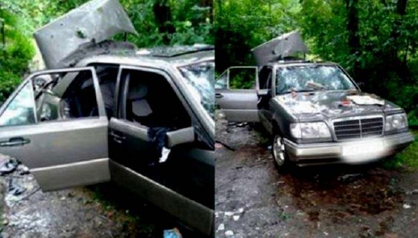 Возле Львова взорвали машину боевиков «Торнадо», все четверо погибли