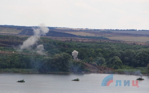 Сводка от НМ ЛНР 20 июля 2016 года. Масштабные учения Народной милиции по форсированию водных преград