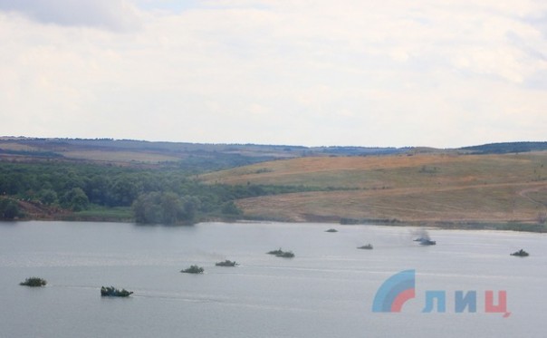 Сводка от НМ ЛНР 20 июля 2016 года. Масштабные учения Народной милиции по форсированию водных преград