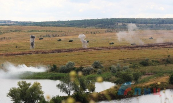 Сводка от НМ ЛНР 20 июля 2016 года. Масштабные учения Народной милиции по форсированию водных преград