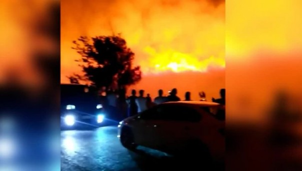 На военной базе НАТО в Измире вспыхнул пожар