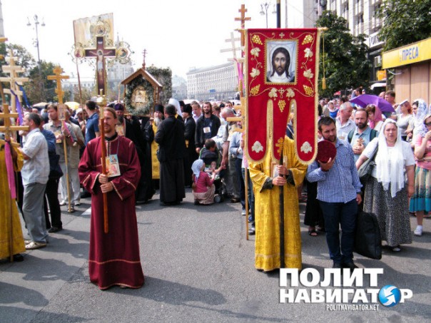 За Богородицу, за Матерь Божию, против украинских бесов