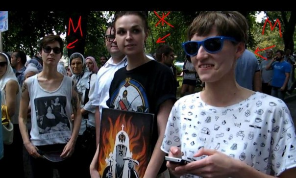 За Богородицу, за Матерь Божию, против украинских бесов