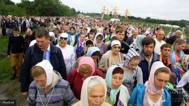 Крестный ход на Украине. Роман Носиков о нашем народе и нелюдях в мазепинках