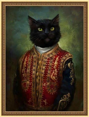 Парадные портреты эрмитажных котов