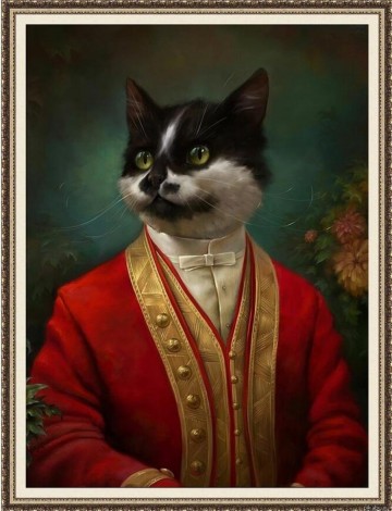 Парадные портреты эрмитажных котов
