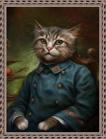 Парадные портреты эрмитажных котов