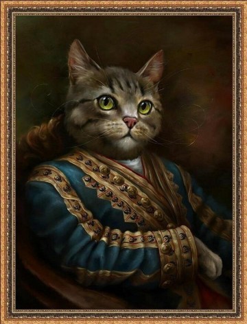 Парадные портреты эрмитажных котов
