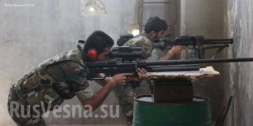 Кадры из котла: «Тигры» при поддержке ВКС России уничтожают боевиков в Алеппо