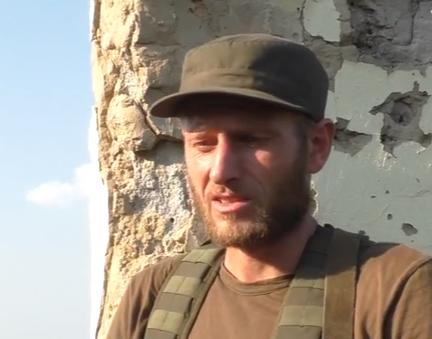 Грузинские наемники не скрывают своего присутствия в зоне АТО, вывешивая свои флаги на позициях Грузинские наемники не скрывают своего присутствия в зоне АТО, вывешивая свои флаги на позициях