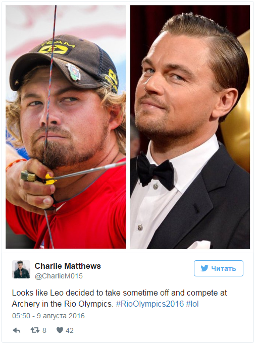 На Играх в Рио нашли двойника герцогини Кейт Миддлтон и Леонардо Ди Каприо На Играх в Рио нашли двойника герцогини Кейт Миддлтон и Леонардо Ди Каприо