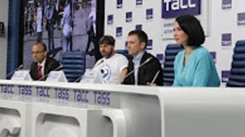 Пресс-конференция в ИТАР-ТАСС организаторов автопробега за Мир Берлин-Москва