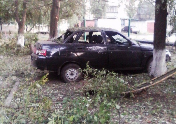 Последствия обстрела в ночь с 31 июля на 1 августа 2016 Последствия обстрела в ночь с 31 июля на 1 августа 2016