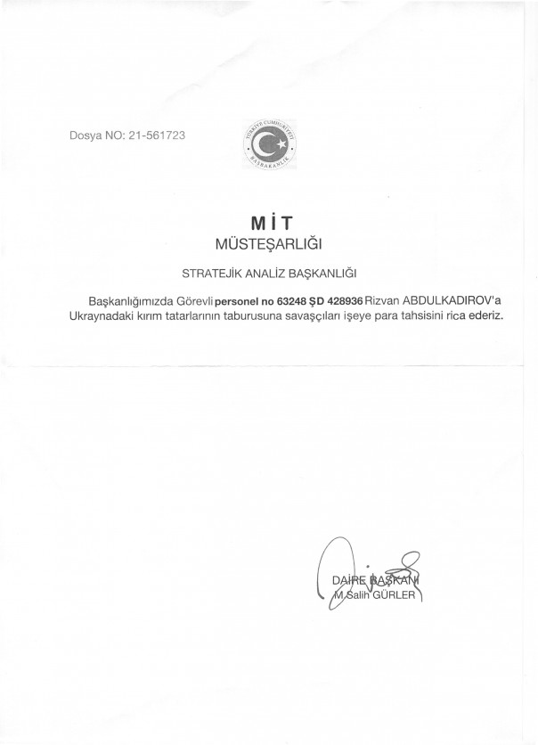 КиберБеркут: Турция спонсирует Крымско–татарских радикалов и наемников КиберБеркут: Турция спонсирует Крымско–татарских радикалов и наемников