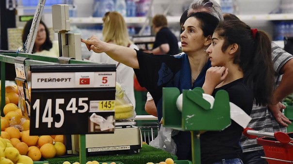 В России впервые за пять лет зафиксирована дефляция