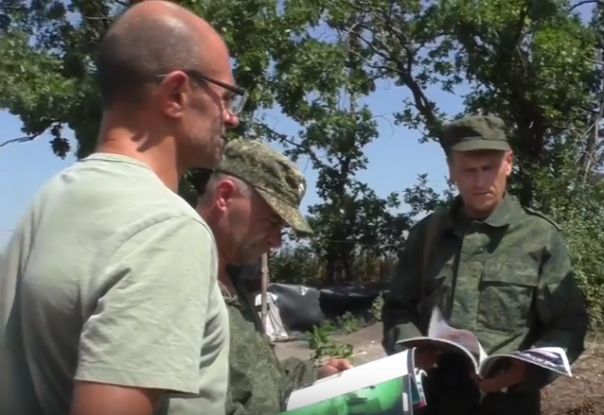 Главный редактор российского журнала "Военный" посетил передовые позиции НМ ЛНР