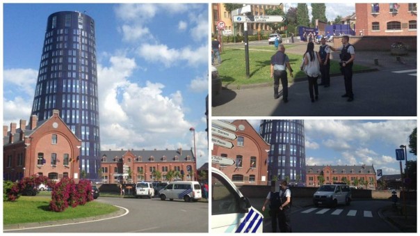 В Бельгии неизвестный зарубил мачете сотрудницу полиции прямо у отделения В Бельгии неизвестный зарубил мачете сотрудницу полиции прямо у отделения